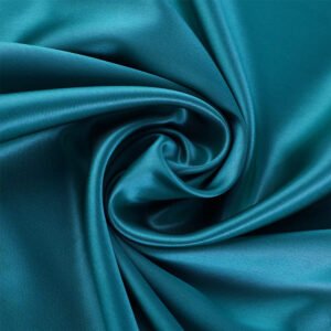 Peacock Blue Silk Fabric