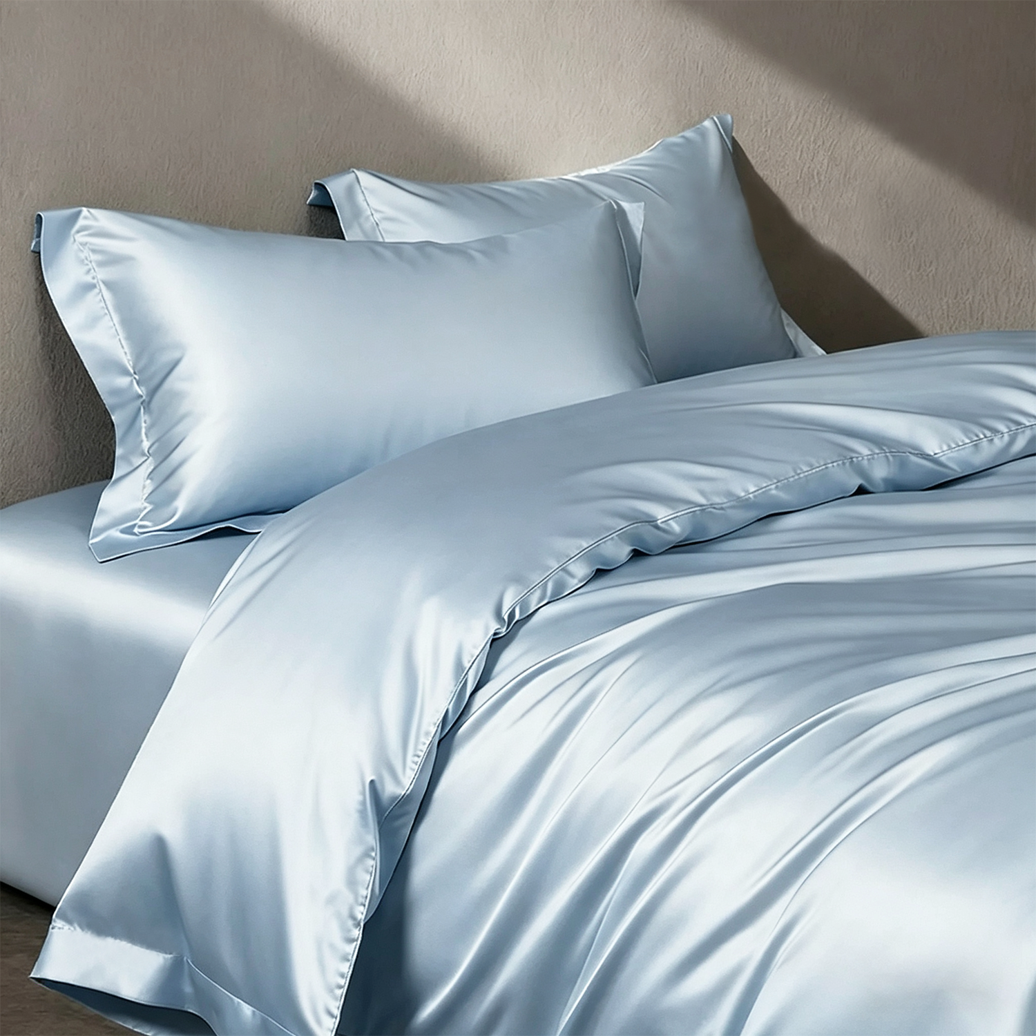 silk four-piece bedding set