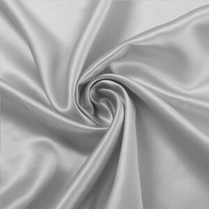 Silver Gray Silk Fabric